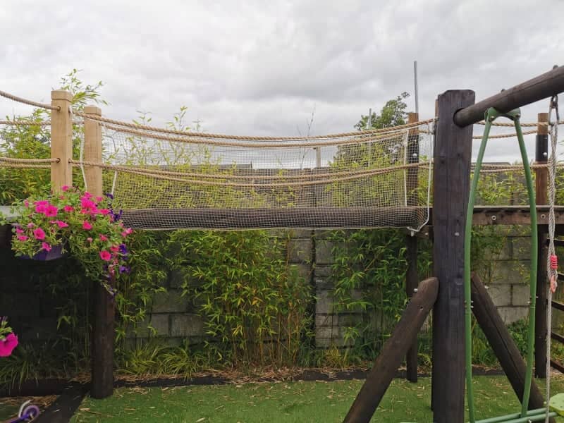 Recreational Garden Rope Bridge